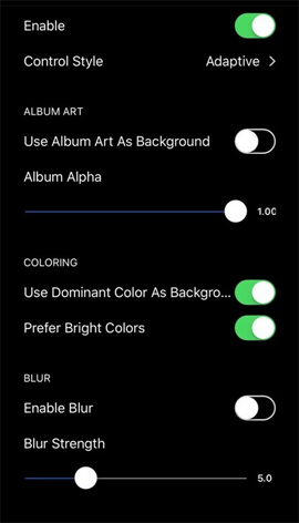 How to change the color of iPhone lock screen music player interface Picture 2