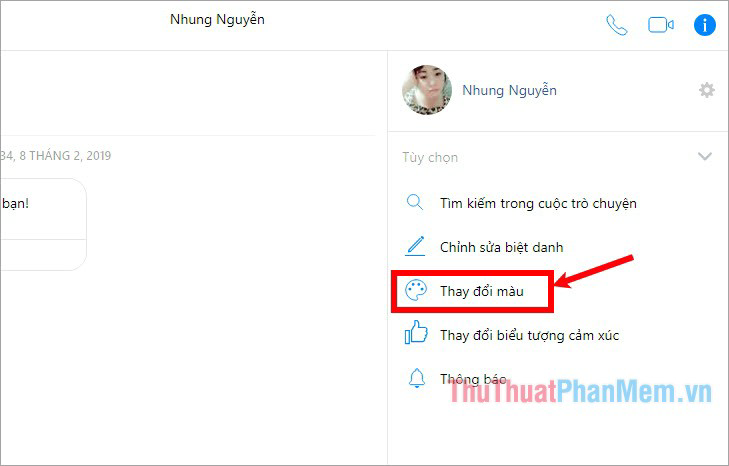 How to change the color of messages in Messenger Picture 9