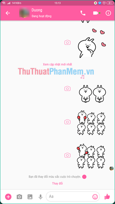 How to change the color of Messenger - Customize the color of the Facebook Messenger chat window Picture 7