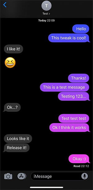 How to change the color of the message frame on iPhone / iPad Picture 3
