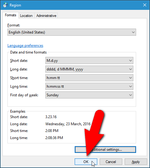 How to change the date and time format on Windows? Picture 19