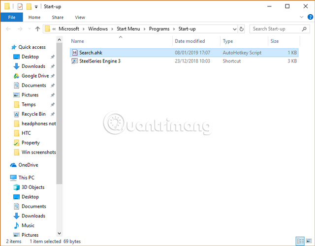 How to change the default shortcut in Windows 10 Picture 4