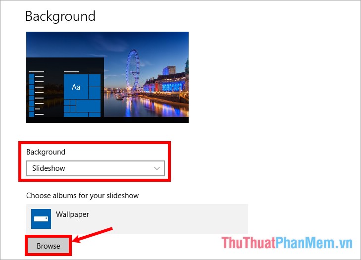 How to change the desktop wallpaper on Windows 10 Picture 11