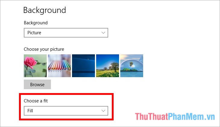How to change the desktop wallpaper on Windows 10 Picture 8