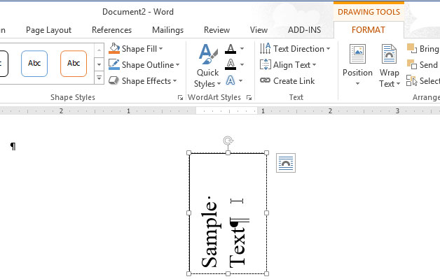 How to change the direction of Word documents Picture 13