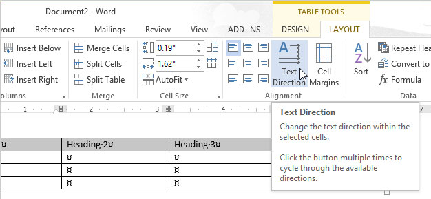 How to change the direction of Word documents - TipsMake.com