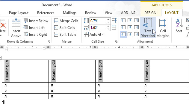 How to change the direction of Word documents Picture 18