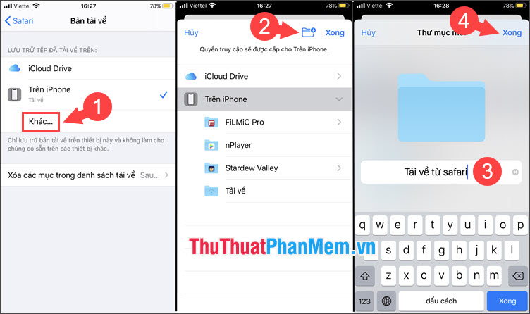 How to change the download folder iPhone and iPad Picture 3