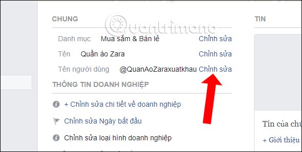 How to change the Facebook Fanpage page name Picture 5