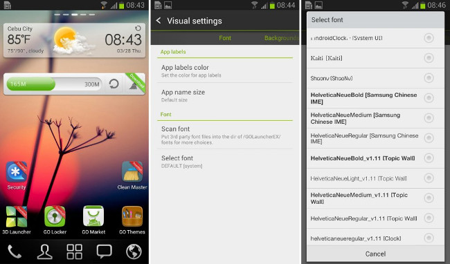 How to change the font on Android phones Picture 4