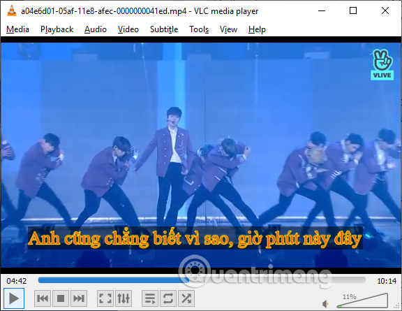 How to change the format of sub video on VLC Picture 5