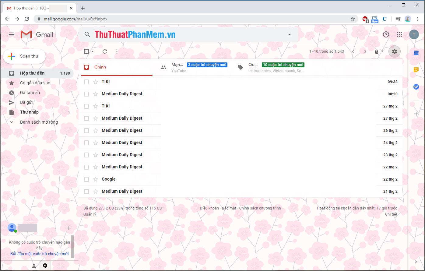 How to change the Gmail interface, change the Gmail theme, customize the Gmail interface Picture 7