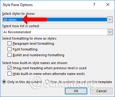 How to change the Heading style on Word Picture 5