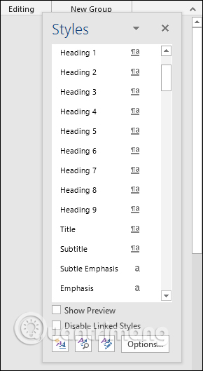 How to change the Heading style on Word Picture 6