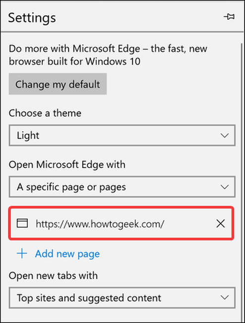 How to change the homepage in the web browser Picture 15