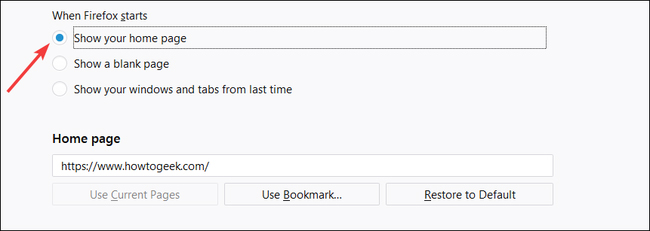 How to change the homepage in the web browser Picture 4