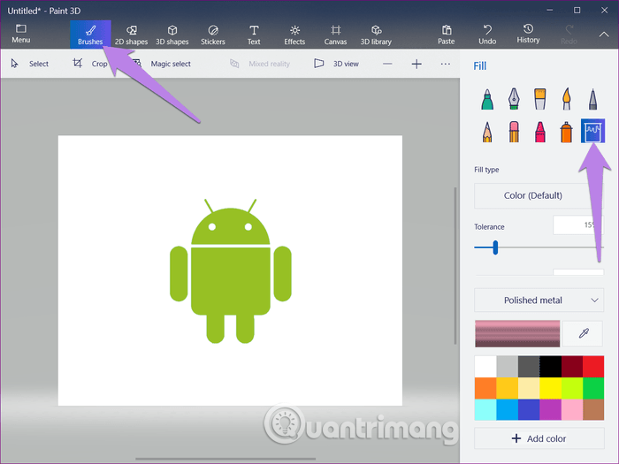 paint 3d remove white background