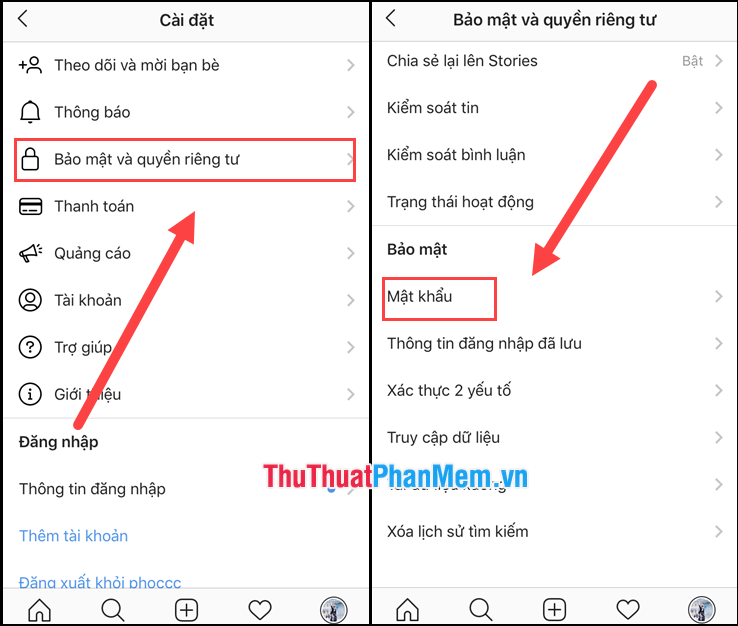 How to change the Instagram password on phones and computers Picture 3