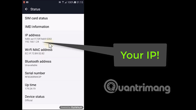 How to change the IP address for the phone Picture 3