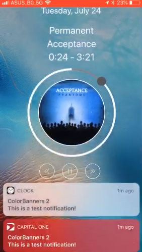 How to change the iPhone lock screen music interface Picture 5