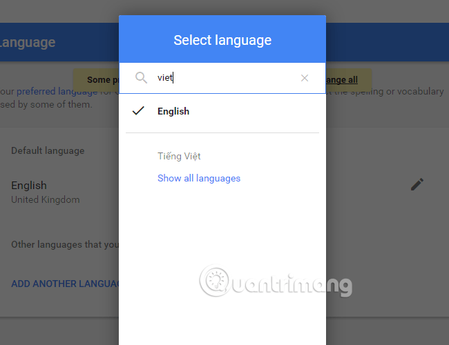 How to change the language of your Google account