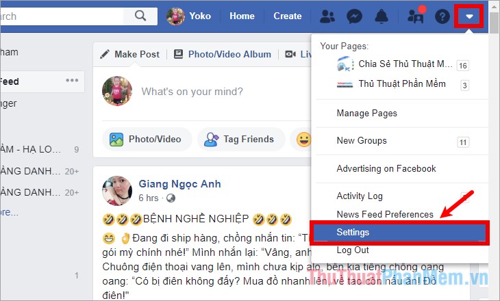How to change the language on Facebook - Adjust the Facebook language Picture 2