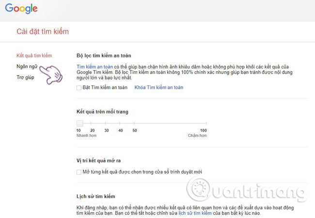 How to change the language on Google Picture 13