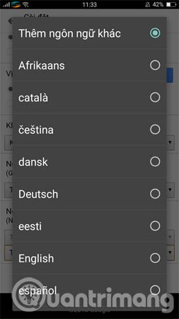 How to change the language on Google Picture 8