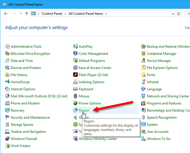 How to change the language system in Windows 10 Picture 17