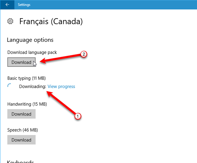 How to change the language system in Windows 10 Picture 8