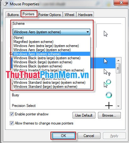How to change the mouse cursor in Windows Picture 4