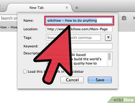How to Change the Name of a Bookmark on a Mac Computer Picture 12