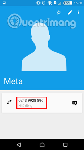 How to change the phone area code with VNPT Update Contacts Picture 11
