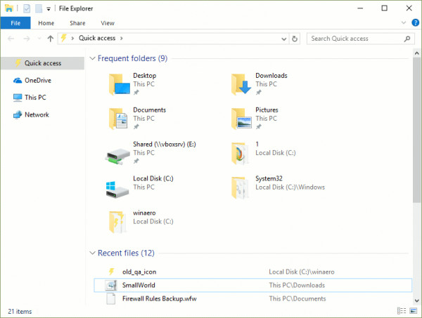 How to change the Quick Access icon on File Explorer Windows 10 ...