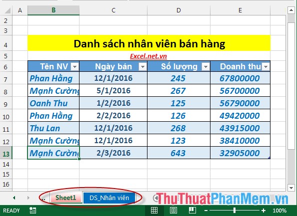 How to change the SheetTab color and hide the worksheet in Excel Picture 9