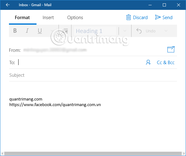 How to change the signature on Windows 10 Mail Picture 7