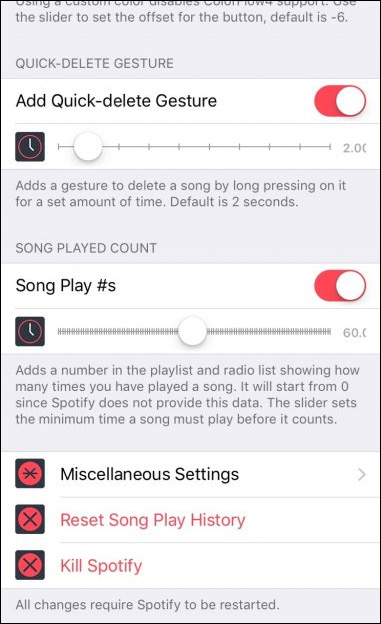 How to change the Spotify interface on iPhone Picture 2