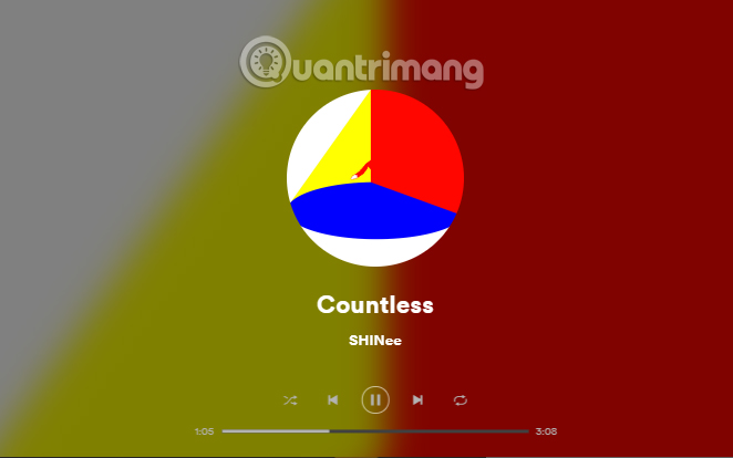 How to change the Spotify web music player interface Picture 6