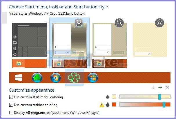 How to change the Start button on Windows 10 Picture 12