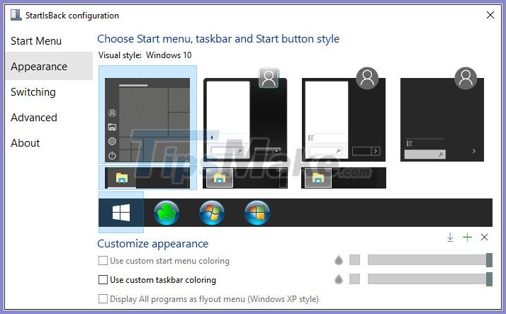 How to change the Start button on Windows 10 Picture 4