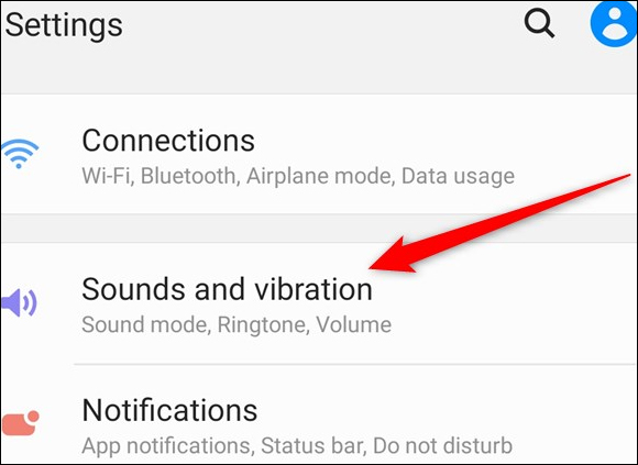 How to change the vibration level and type on Galaxy S20 Picture 2