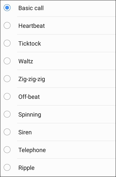 How to change the vibration level and type on Galaxy S20 Picture 6