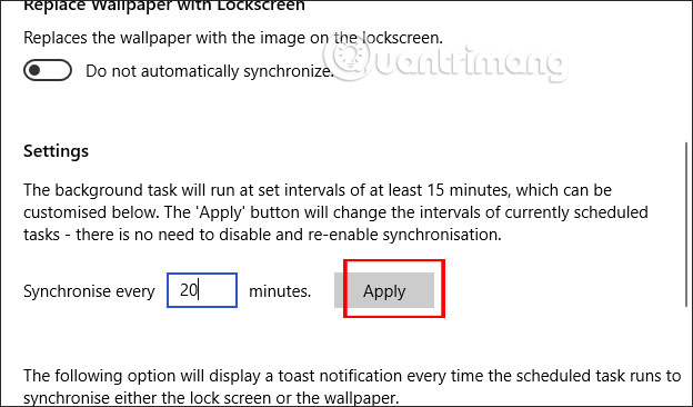 How to change the wallpaper of the desktop lock screen automatically Picture 10