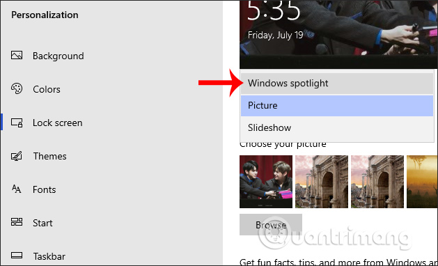 How to change the wallpaper of the desktop lock screen automatically Picture 6