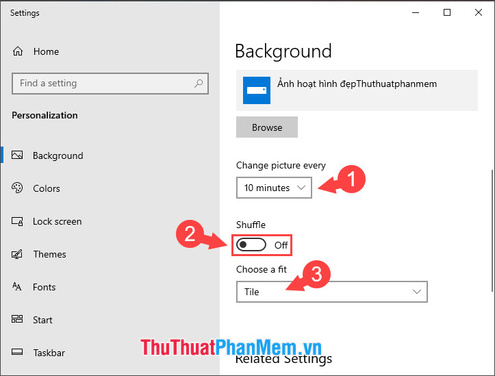 How to change the wallpaper on Win 10 Picture 16