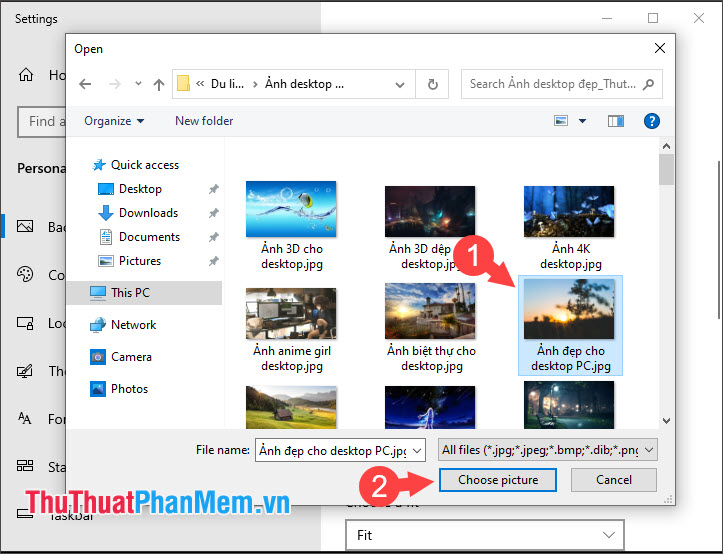 How to change the wallpaper on Win 10 Picture 6