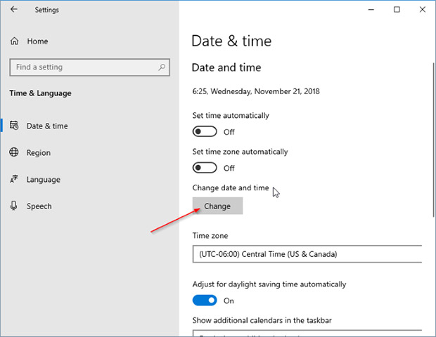 How To Change Time Date And Month In Windows 10