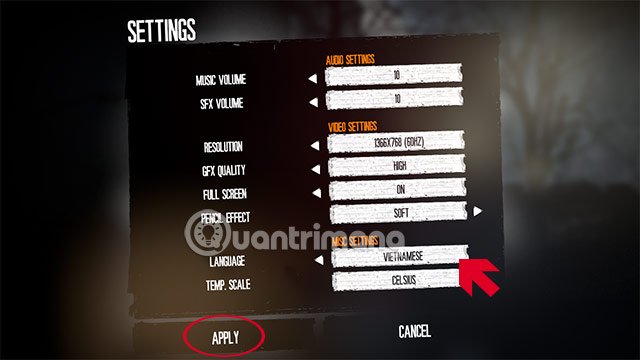 How to change Vietnamese in This War of Mine Picture 7