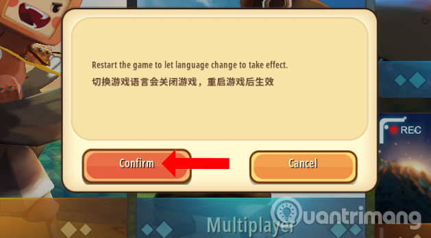 How to change Vietnamese language on Mini World Block Art Picture 5
