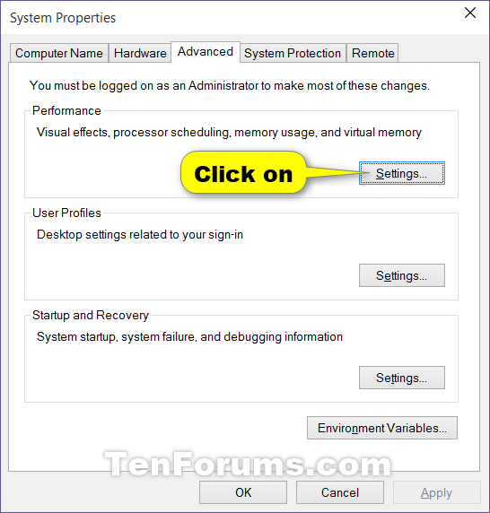 How to change Visual Effects settings in Windows 10 Picture 2